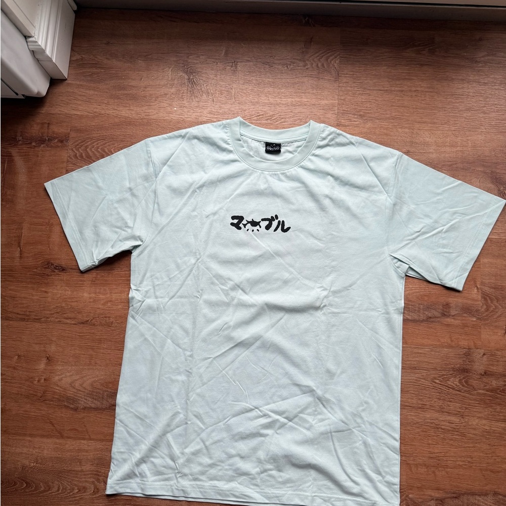 MarbleSoda Mint Graphic Crewneck T-Shirt